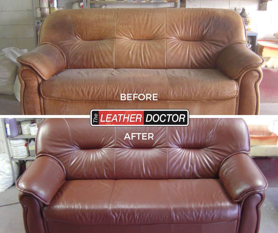 Clean and Condition Brown 3 Seat Sofa