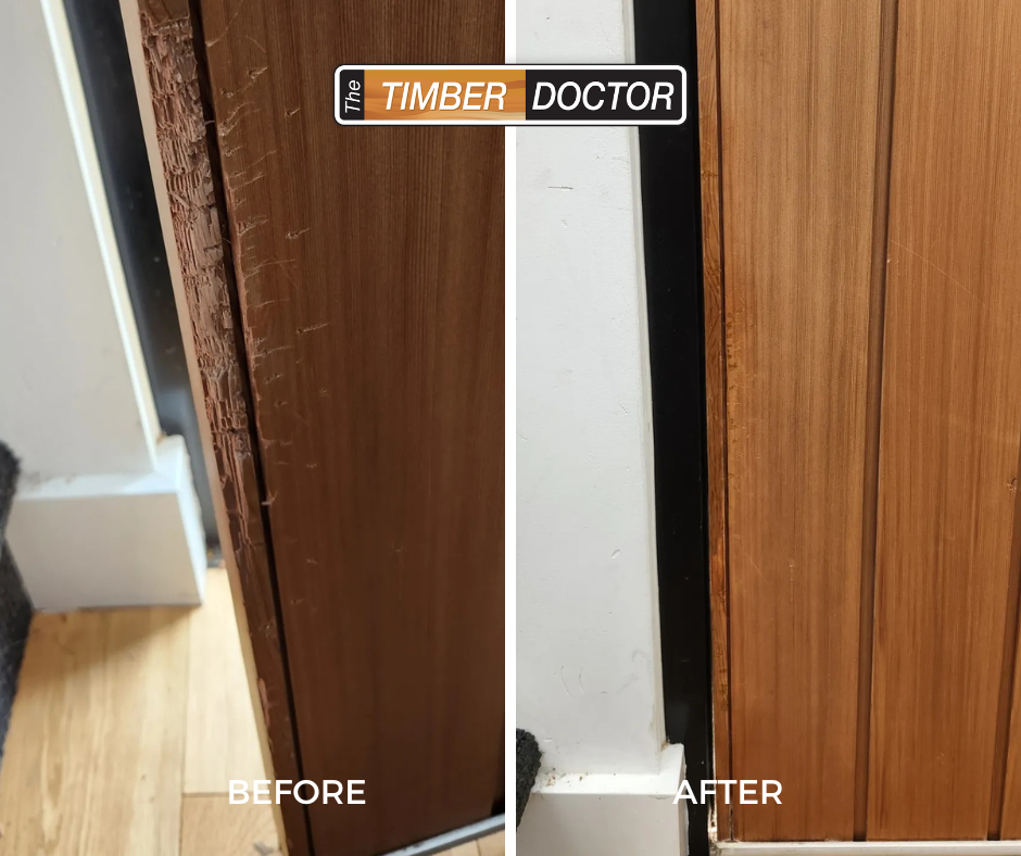 TD Adelaide Indoor Door Cat Scratch Repair